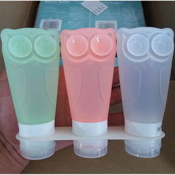 多功能貓頭鷹卡通造型洗發(fā)水分裝瓶 帶吸盤防漏設(shè)計(jì)，適用于乳液化妝水